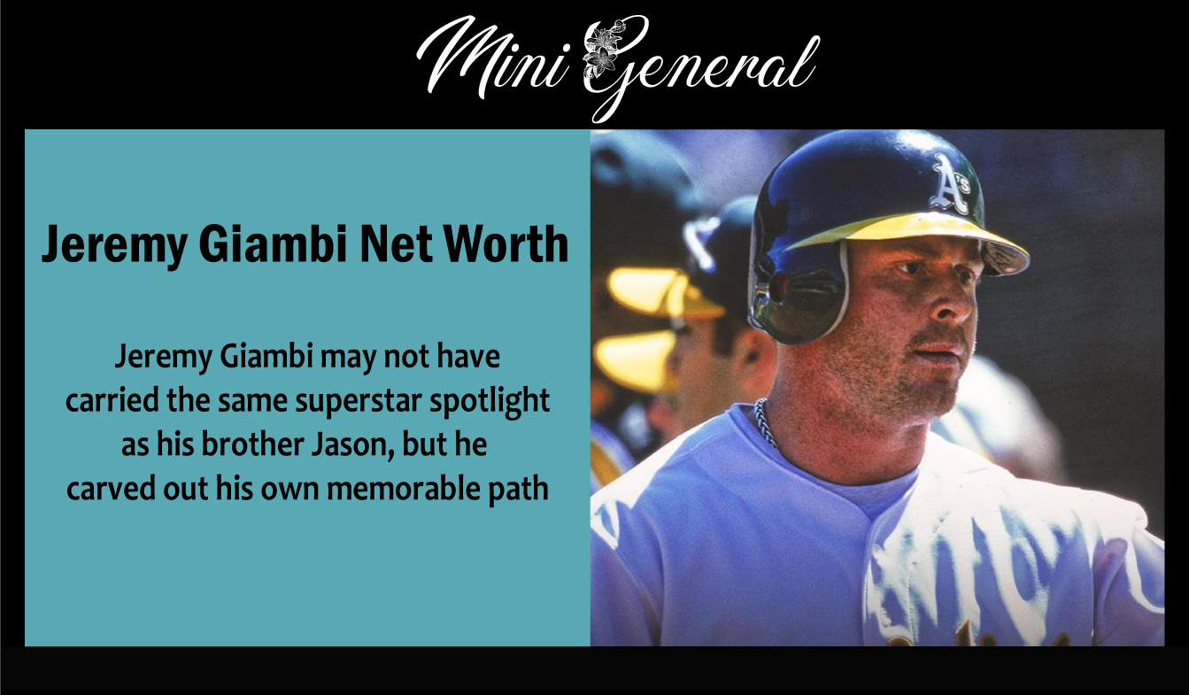 Jeremy Giambi Net Worth