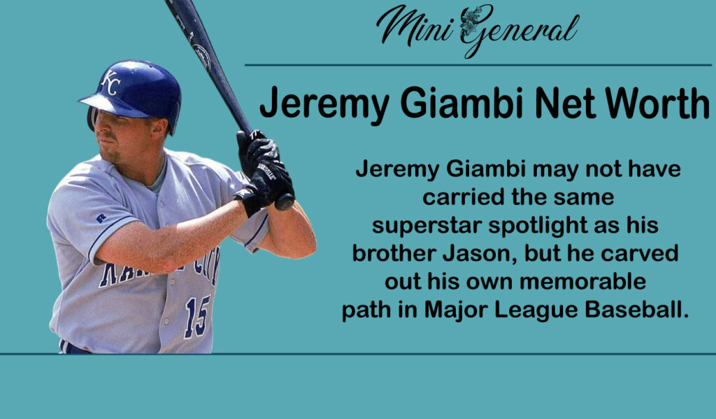 Jeremy Giambi Net Worth