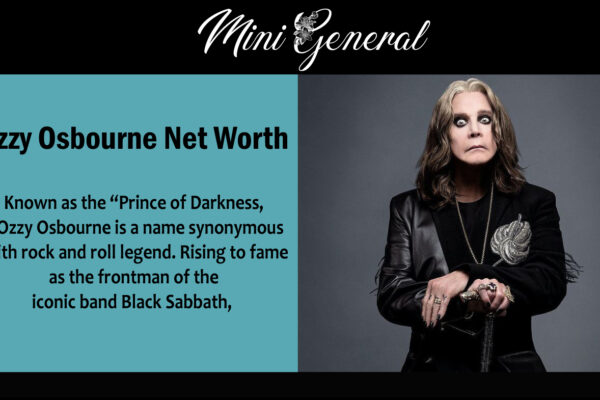 Ozzy Osbourne Net Worth