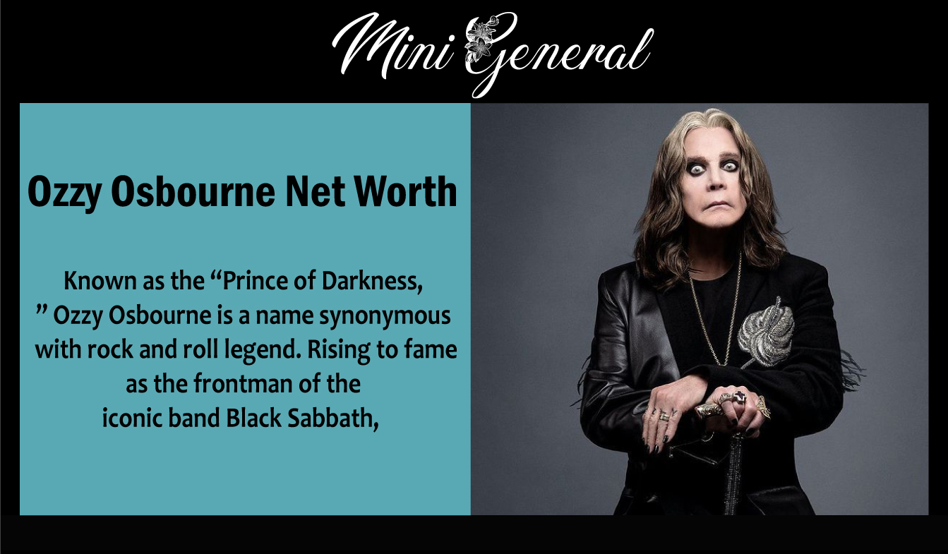 Ozzy Osbourne Net Worth