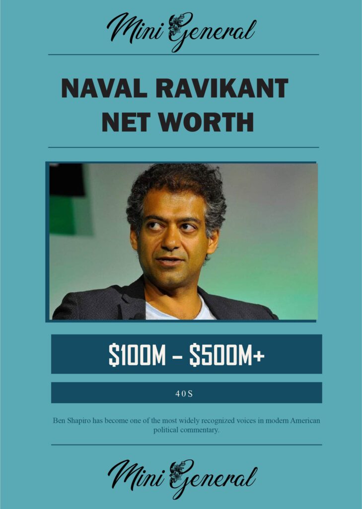 Naval Ravikant Net Worth
