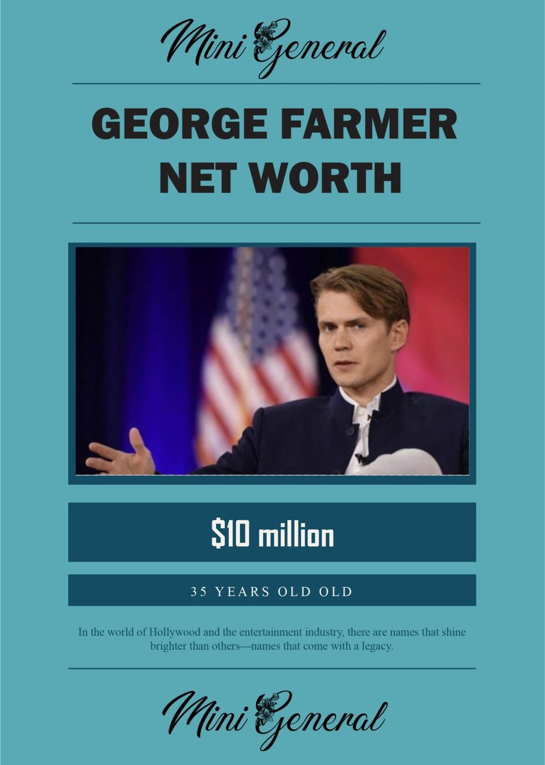 George Farmer Net Worth: Age, Wife, Kids, and More - Mini General