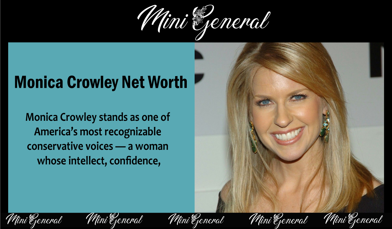 Monica Crowley Net Worth