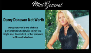 Darcy Donavan Net Worth