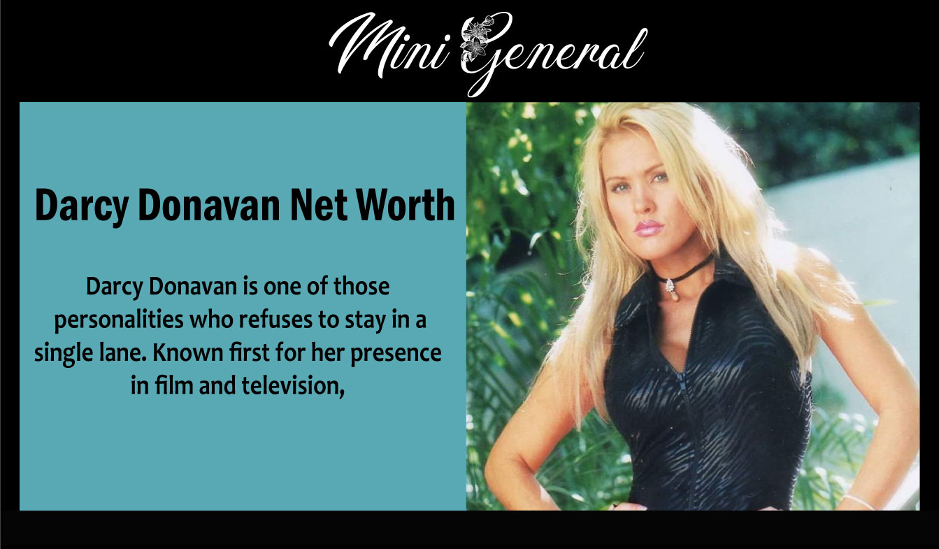 Darcy Donavan Net Worth