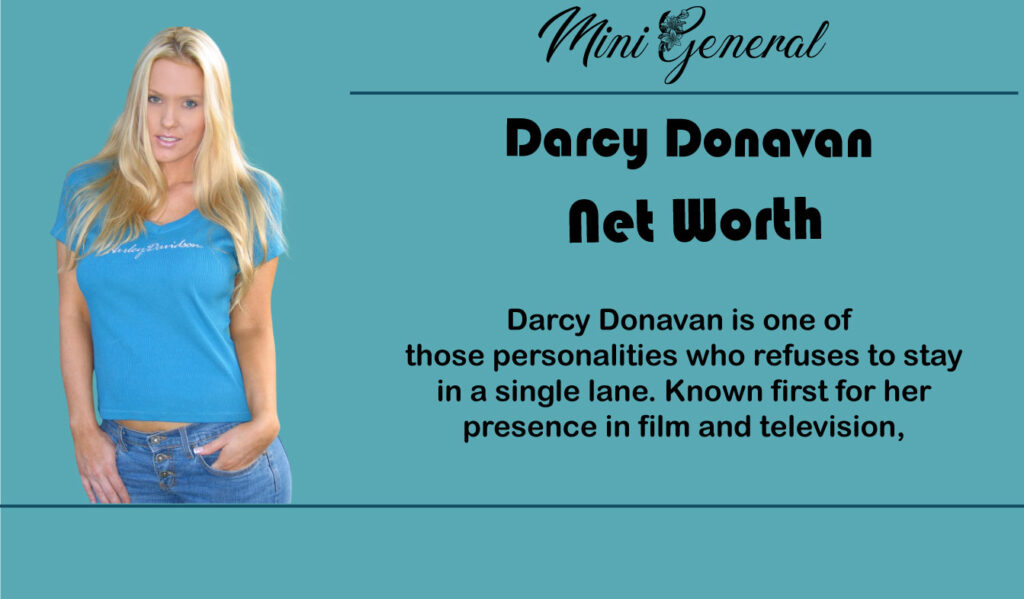 Darcy Donavan Net Worth
