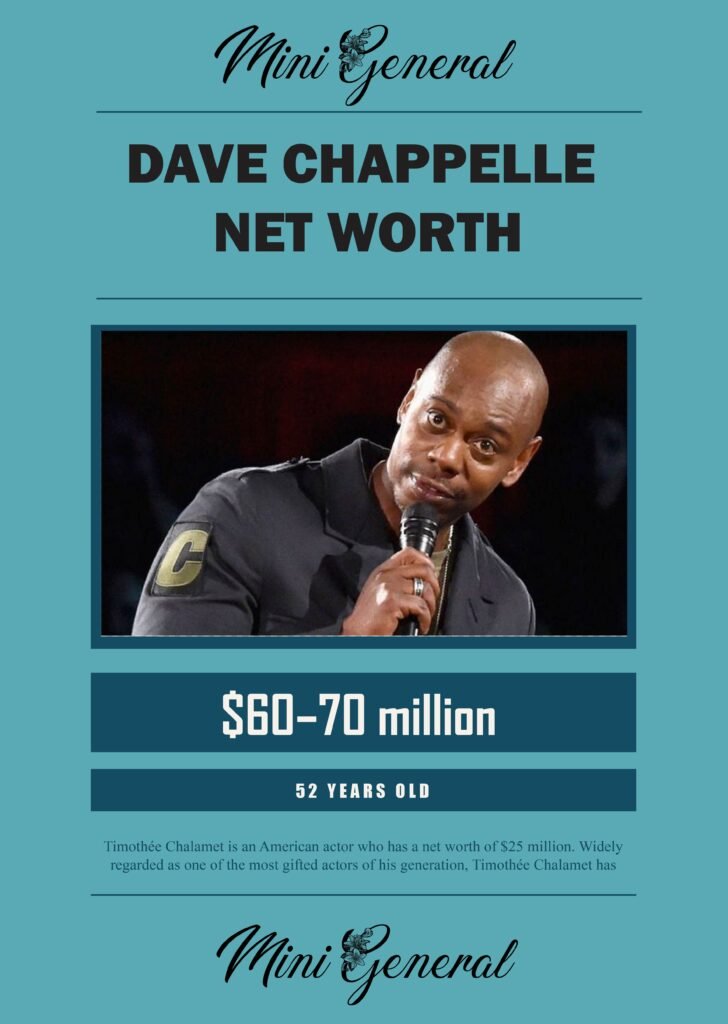 Dave Chappelle Net Worth