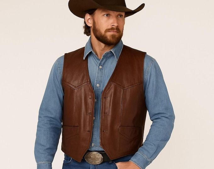 Leather Vests for Men: How to Choose the Perfect Fit and Style