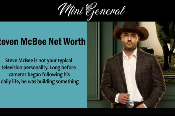 Steven McBee Net Worth