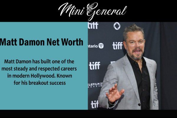 Matt Damon Net Worth