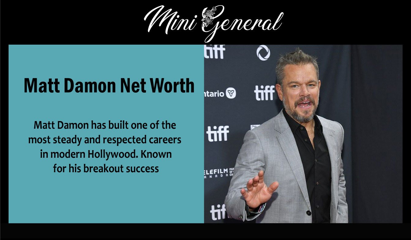 Matt Damon Net Worth