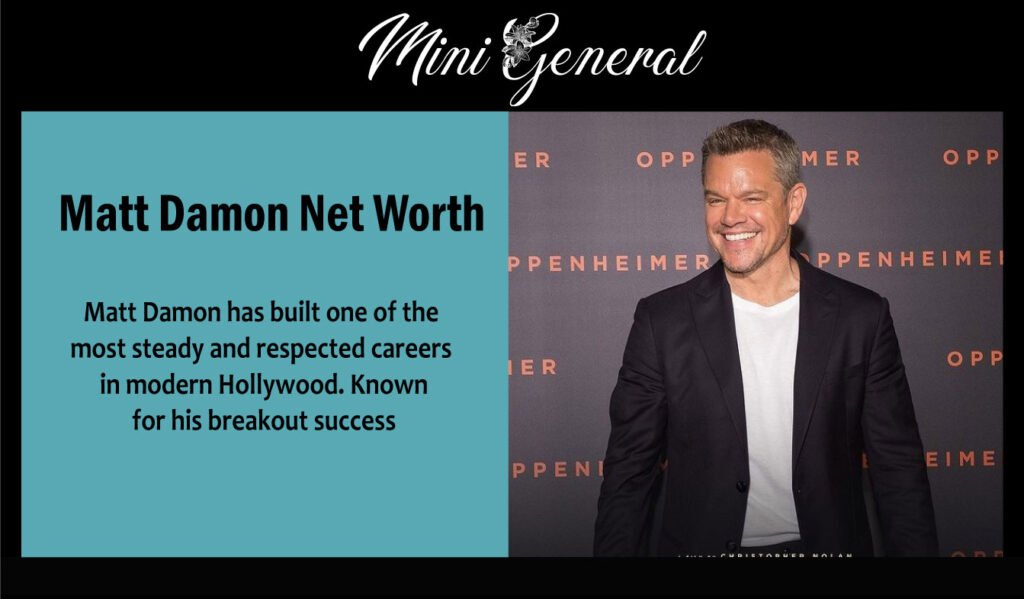 Matt Damon Net Worth